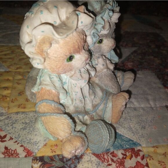 ☎️ Vintage Enesco Calico Kittens  - Picture 2 of 5